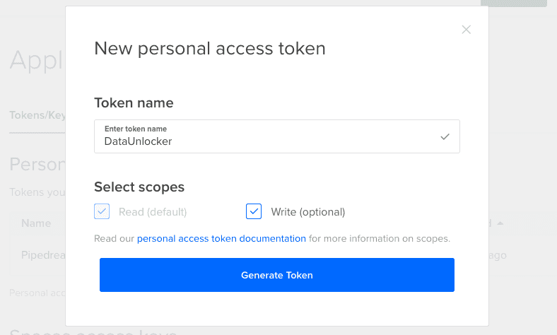 DigitalOcean adding the access token